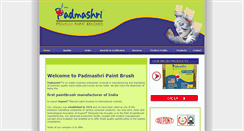 Desktop Screenshot of padmashripaintbrush.com